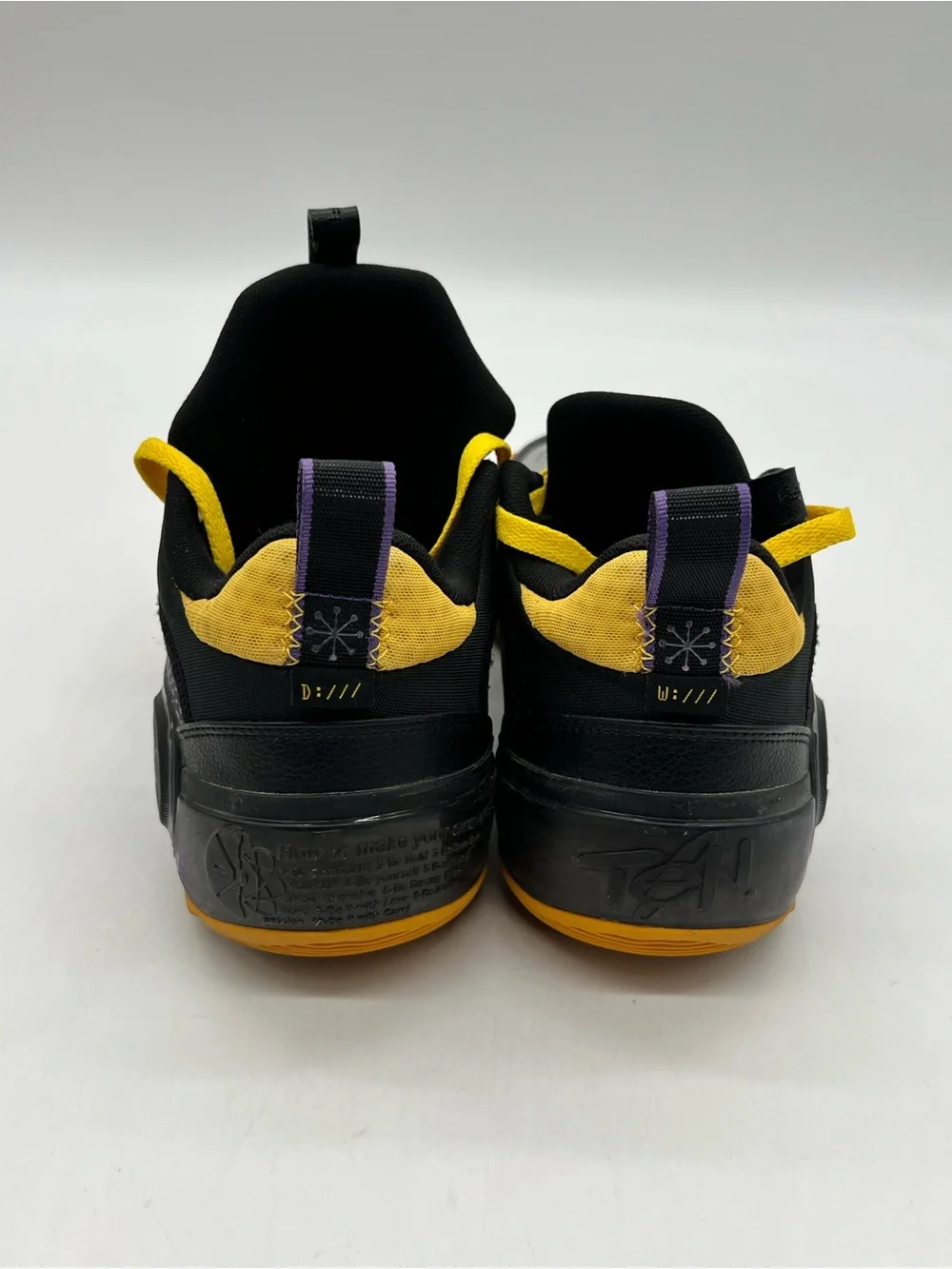 Li-Ning Way of Wade Wow 10 Low 9.5 US Dlo Deangelo Russell Lakers Away Shoes.